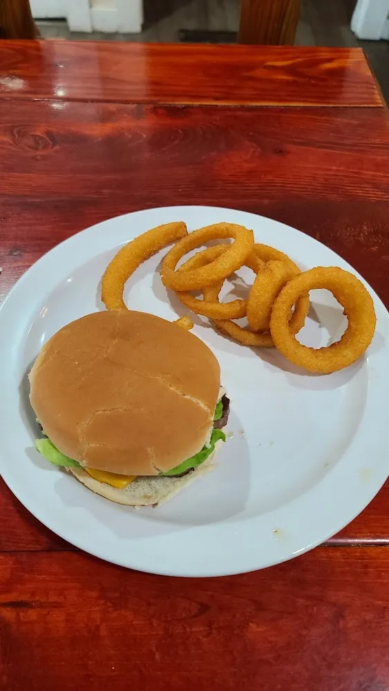 Cheeseburger Deluxe Onion Rings